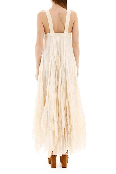Shop Mes Demoiselles Valentine Asymmetrical Dress In Ivory