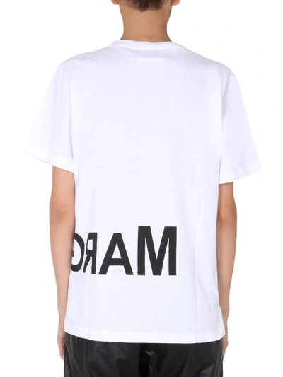 Shop Mm6 Maison Margiela Crew Neck T-shirt In White