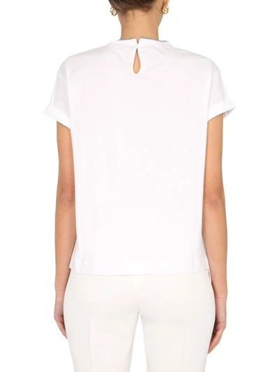 Shop Brunello Cucinelli Crew Neck T-shirt In White