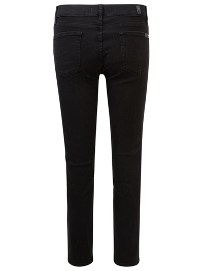 Shop 7 For All Mankind Jeans Mid Rise Roxanne Neri In Black