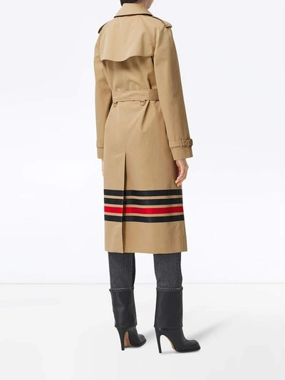 Shop Burberry Coats Beige