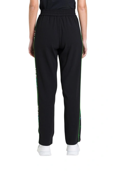 Shop Kenzo Jogger With Printed Insert In Black