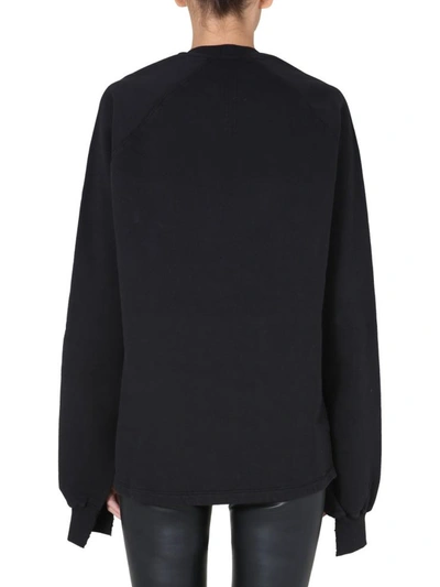 Shop Rick Owens Drkshdw Oversize Fit Sweatshirt In Black