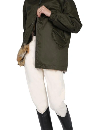 Shop Mr & Mrs Italy "m51" Midi Parka In Green