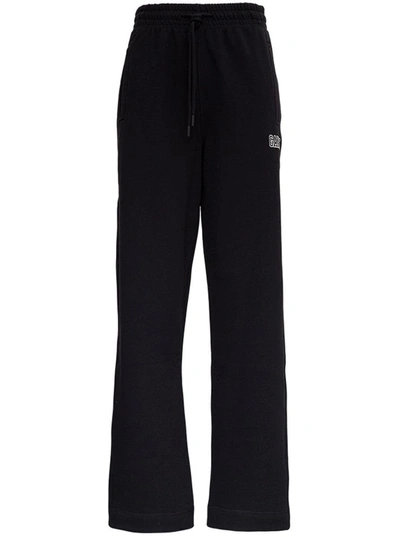 Shop Ganni Recycled Cotton Jogger Software Isoli In Black