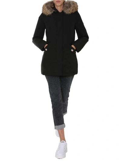 Shop Woolrich "luxury Arctic" Down Jacket In Black
