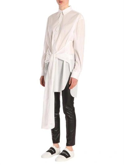 Shop Givenchy Long Shirt In White
