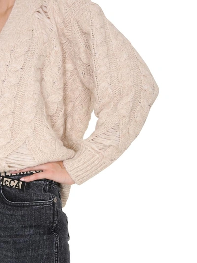 Shop Stella Mccartney Oversize Fit Sweater In Beige