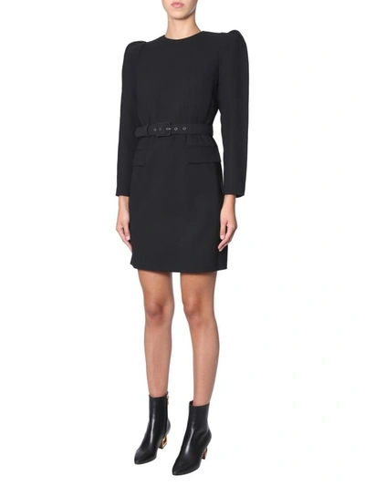 Shop Givenchy Dress With Belt In Black