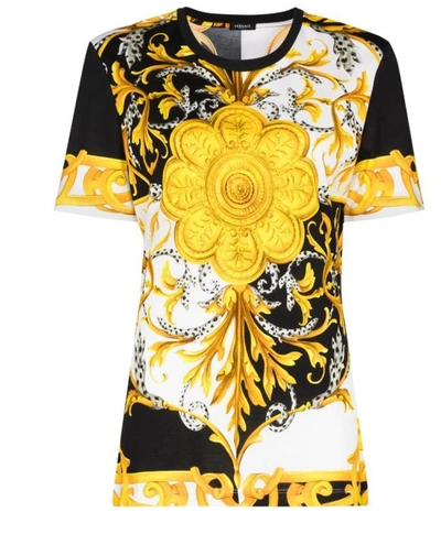 Shop Versace T-shirts And Polos In Rosso