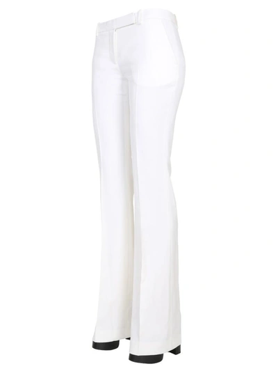 Shop Alexander Mcqueen Bootcut Pants In White