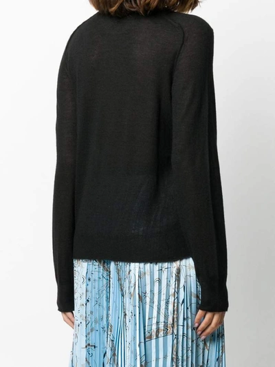 Shop Bottega Veneta Sweaters In Nero