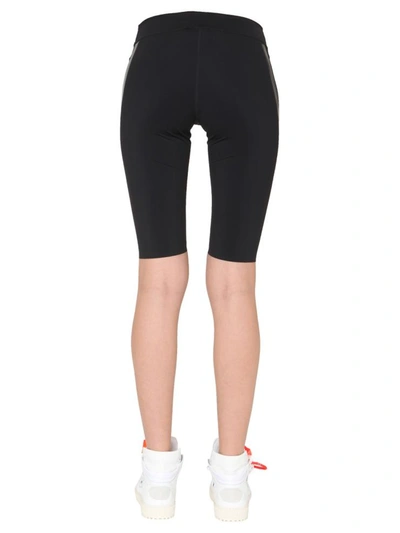 Off-white High-rise Performance Cycling Shorts In Black