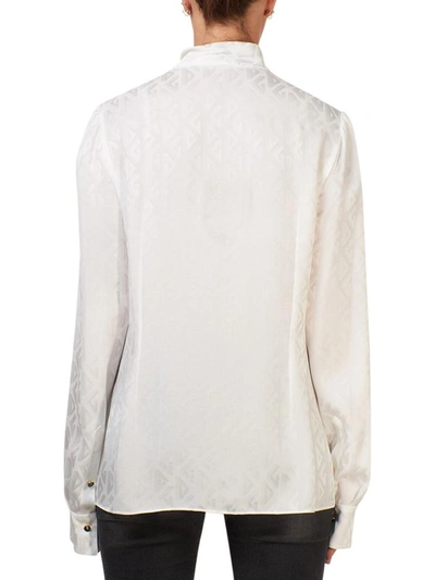 Shop Dolce & Gabbana Camicia Fiocco Bianca In White