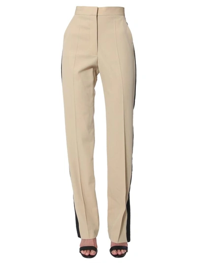 Shop Stella Mccartney Wide Pants In Beige