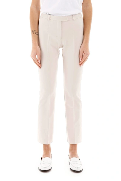 Shop Max Mara 's  Colbert Trousers In Ecru