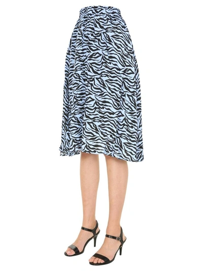 Shop Jovonna "horai2" Skirt In Blue