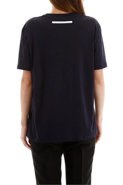 Shop Stella Mccartney Lucky Numbers T-shirt In Ink