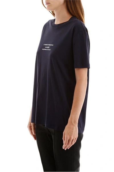 Shop Stella Mccartney Lucky Numbers T-shirt In Ink
