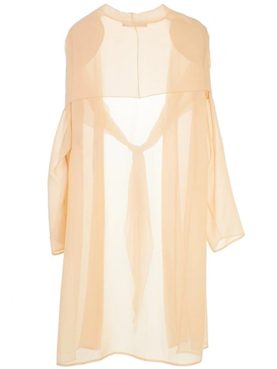 Shop Max Mara Pink Ghirba Duster Coat In Beige