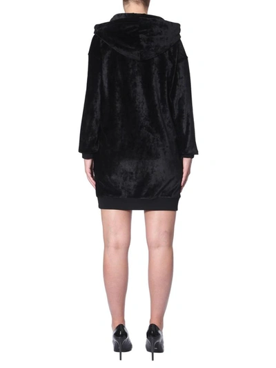 Moschino Sweat Dress In Black