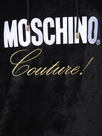 Moschino Sweat Dress In Black