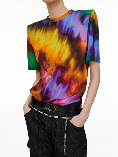 Shop Attico "bella" T-shirt Multicolor