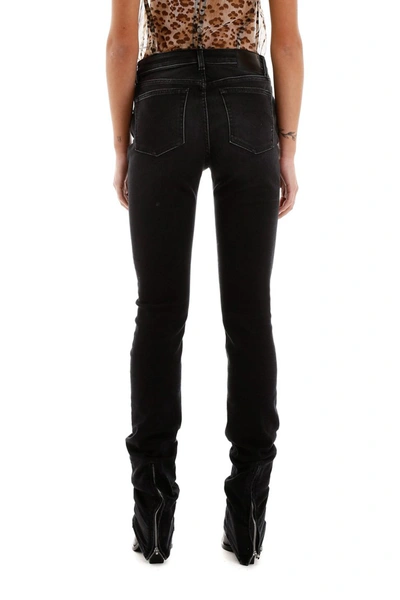 Shop R13 Alison Slim Jeans In Rayne Black