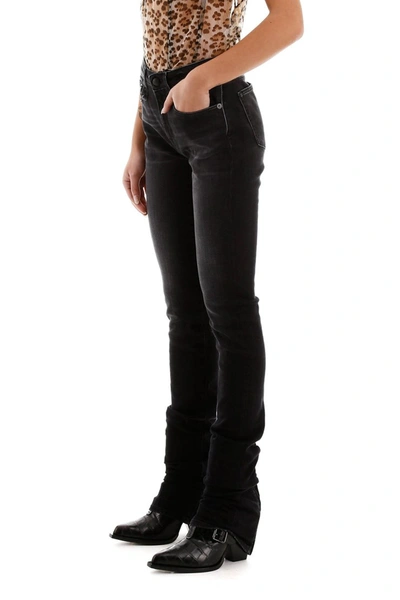 Shop R13 Alison Slim Jeans In Rayne Black