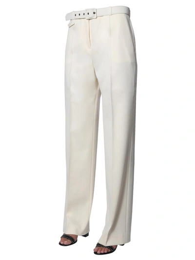 Shop Givenchy Pants With Belt In White