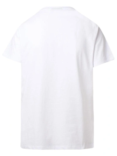 Shop Pinko T-shirt Quentin Logo Bianca In White
