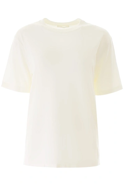 Shop The Row Darcia Knit T-shirt In White