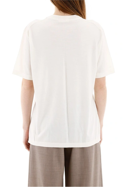 Shop The Row Darcia Knit T-shirt In White