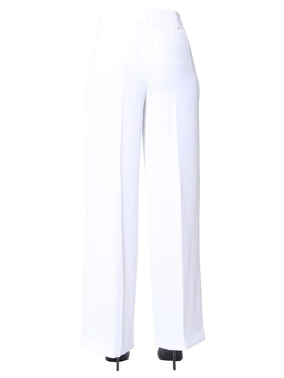 Shop Michael Michael Kors Pants With Large Leg In White