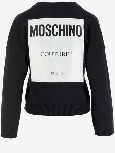 Shop Moschino Sweaters In Nero
