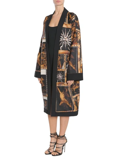 Shop Fausto Puglisi Silk Kimono In Multicolour