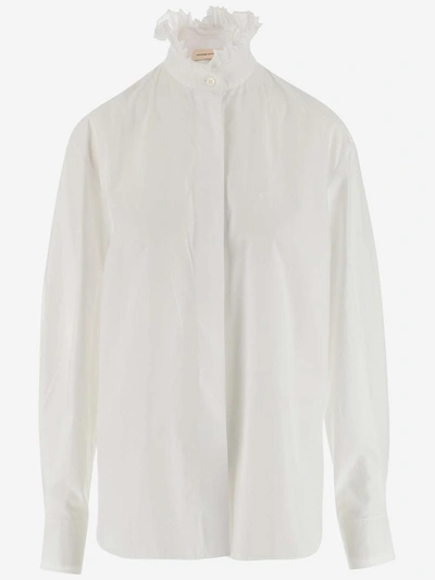 Shop Alexandre Vauthier Shirts In Bianco