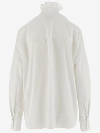 Shop Alexandre Vauthier Shirts In Bianco