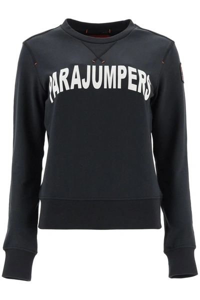 Shop Parajumpers Bianca Sweatshirt With Logo In Black