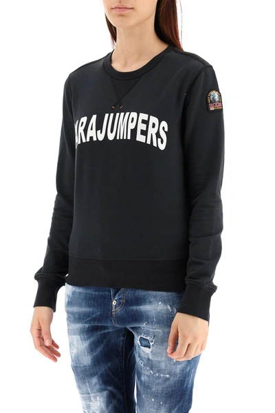 Shop Parajumpers Bianca Sweatshirt With Logo In Black