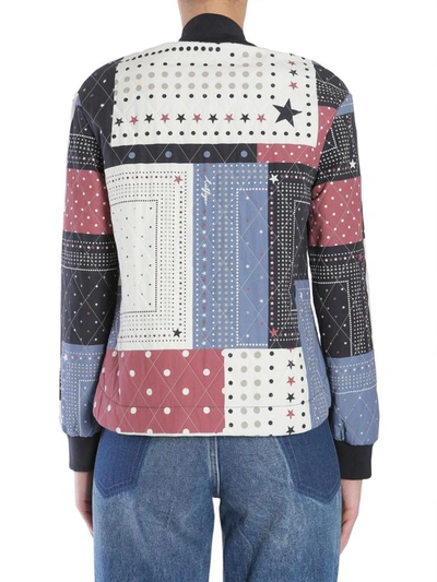 Shop Tommy Hilfiger "miuna" Bomber Jacket In Multicolour
