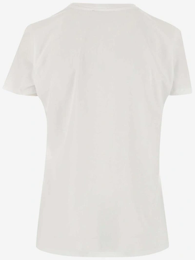 Shop Alexander Mcqueen T-shirts And Polos In Bianco