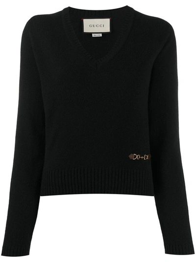 Shop Gucci Sweaters Black