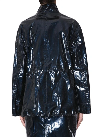 Shop Isabel Marant "enzo" Raincoat In Blue