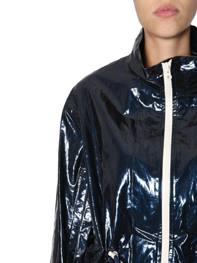 Shop Isabel Marant "enzo" Raincoat In Blue