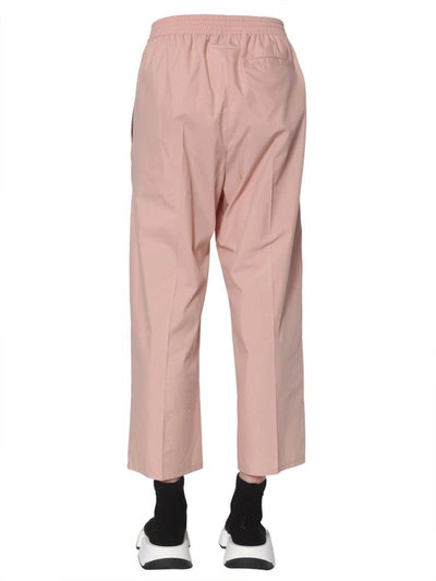 Shop Mm6 Maison Margiela Cropped Pants In Pink