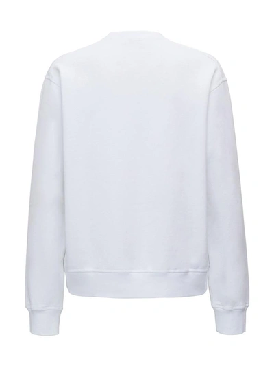 Shop Dsquared2 Sweater With Micro Logo In White