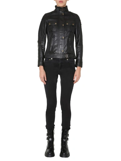 Shop Belstaff "gangster" Jacket In Black