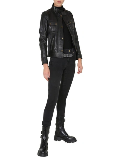 Shop Belstaff "gangster" Jacket In Black