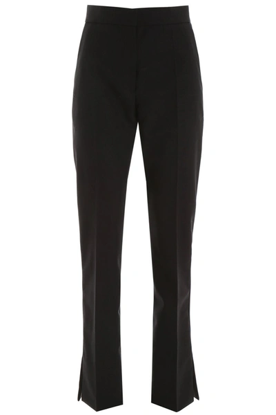 Shop Burberry Harborough Trousers In Black